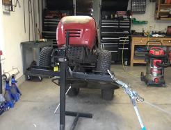  fix the lawn mower at a place where