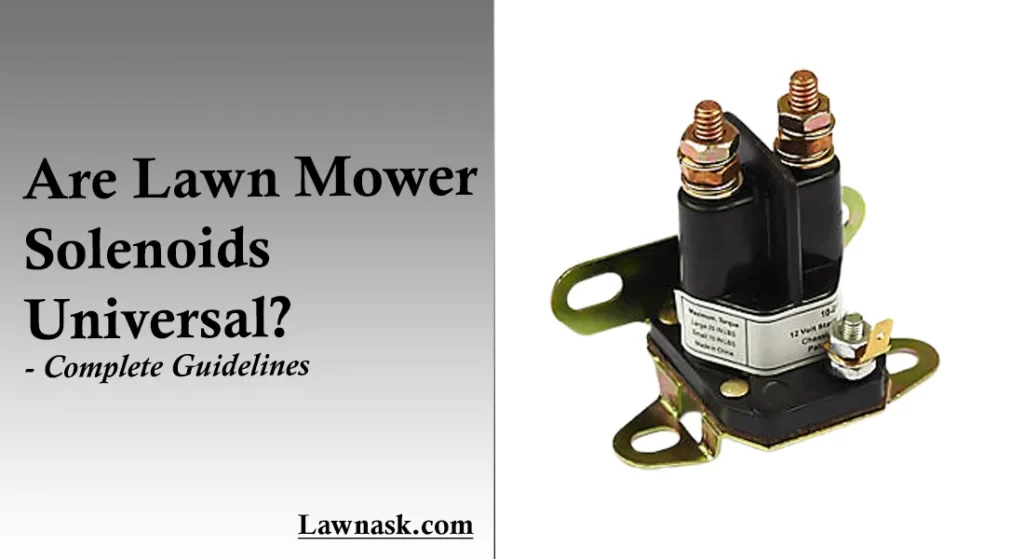 lawn mower solenoids universal