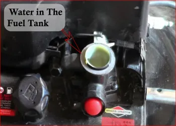 Water in The Fuel Tank