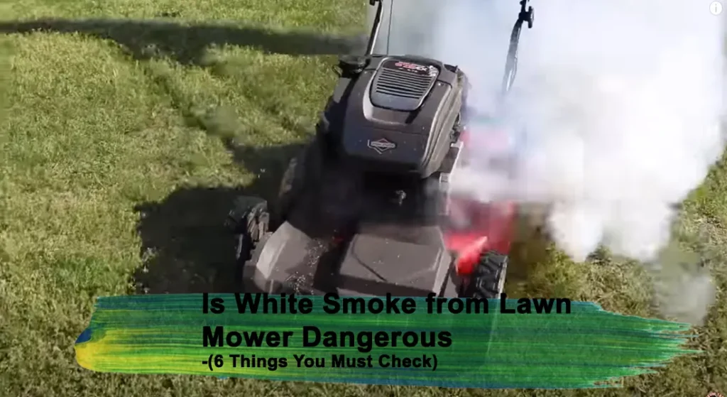 Is White Smoke from Lawn Mower Dangerous