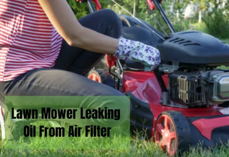 Lawn Mower Leaking Oil From Air Filter: Here’s How to Fix It!