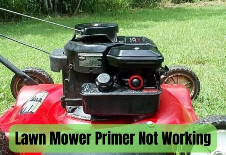 Lawn Mower Primer Not Working: Reasons and Solutions