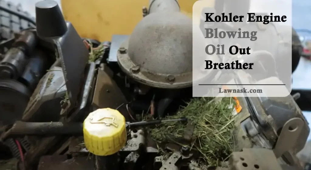 Kohler Engine Blowing Oil Out Breather