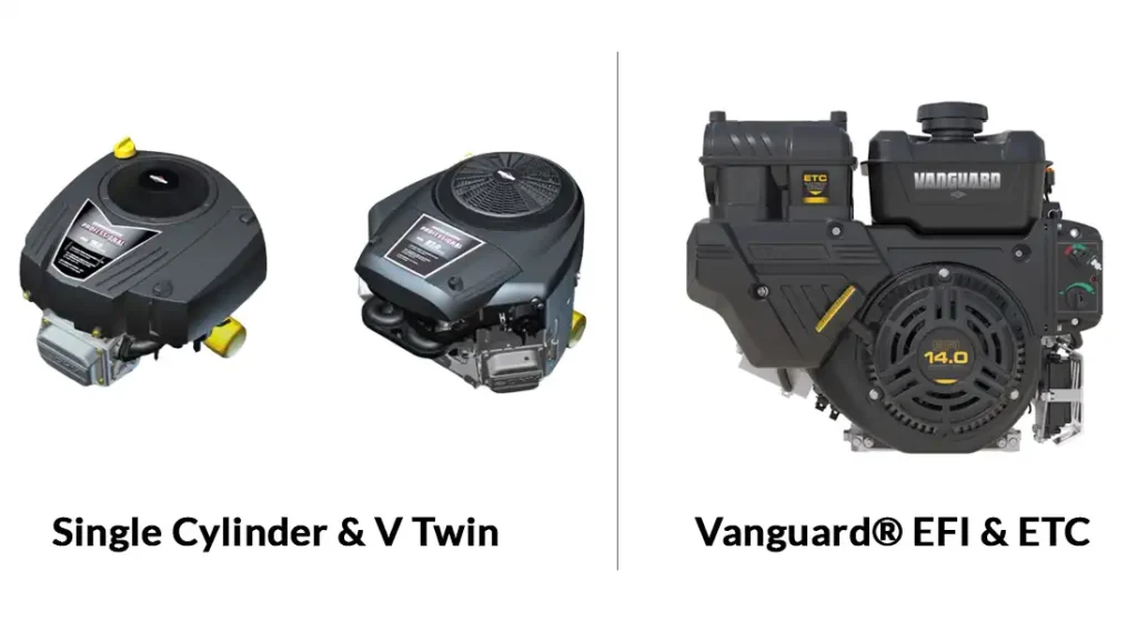 Single Cylinder & V Twin Vs. Vanguard® EFI & ETC Engines