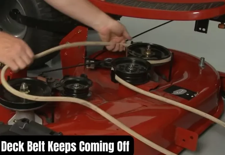 Reasons Craftsman Riding Mower Deck Belt Keeps Coming Off