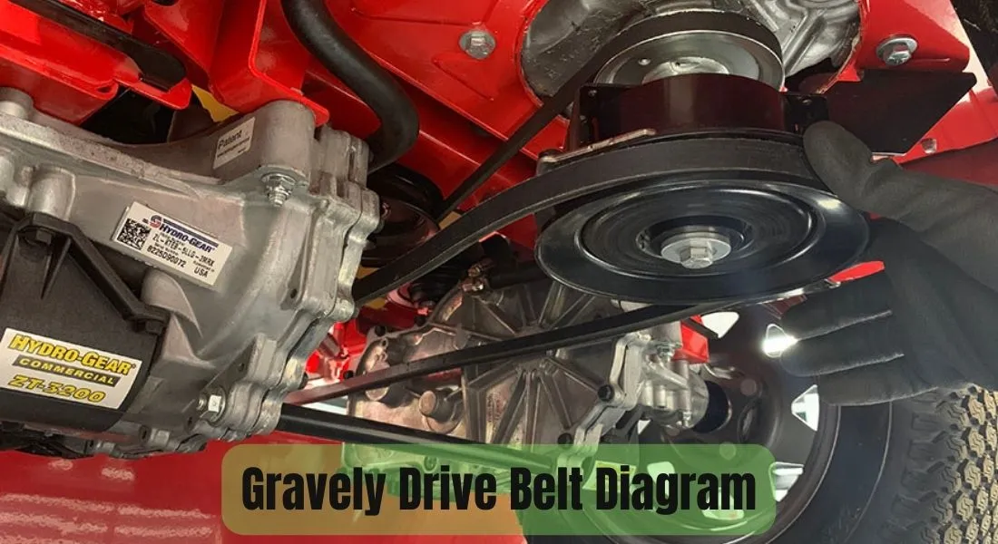 Drive belt for best sale gravely zero turn mower