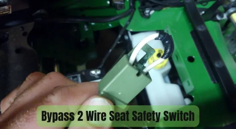 How to Bypass 2 Wire Seat Safety Switch?