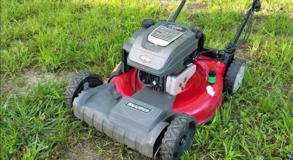 Snapper push mower online oil