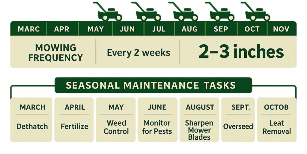 how often to mow lawn