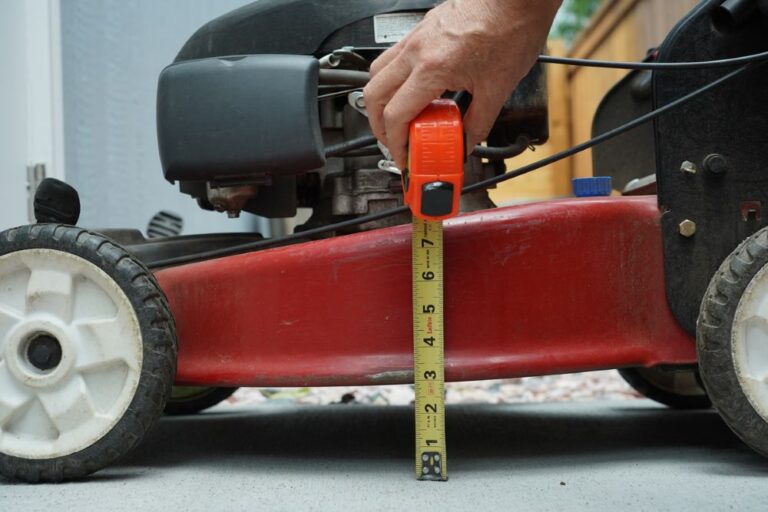 how to level mowing deck