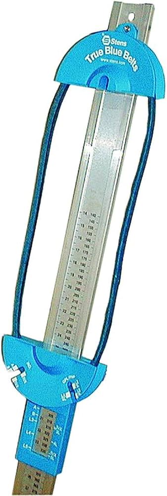 how to measure a mower belt