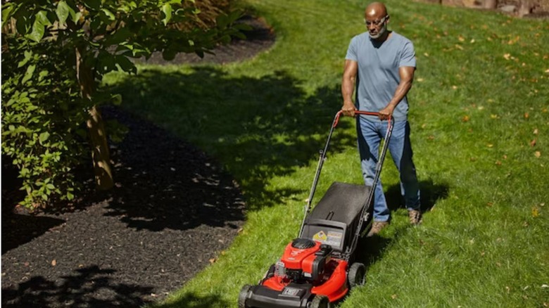 what is a self propelled lawn mower