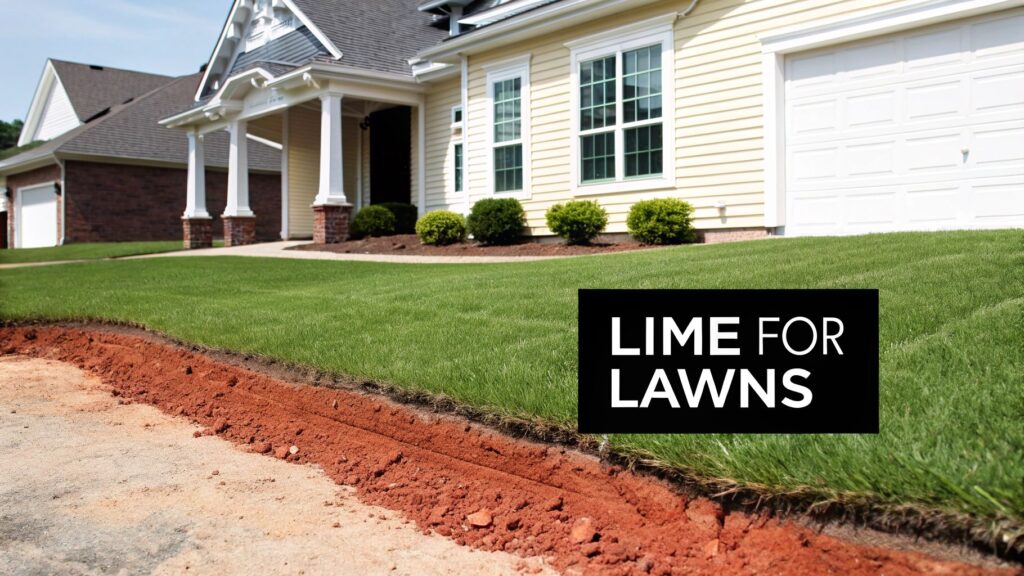 why use lime on grass