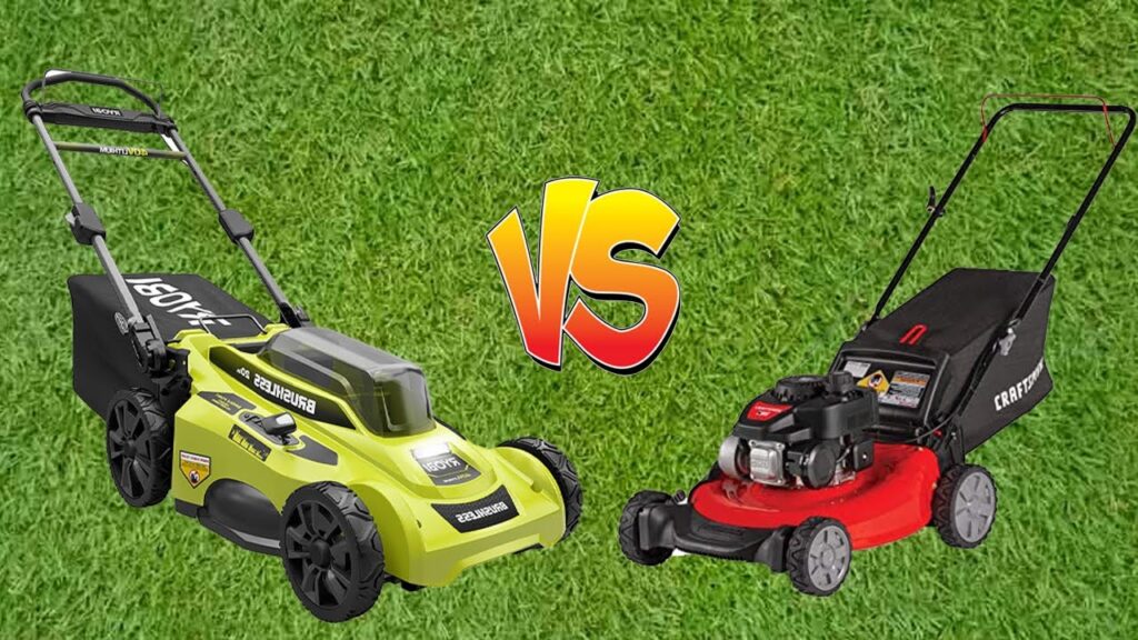 electric vs gas lawn mower