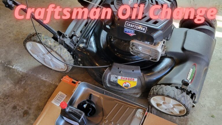 craftsman lawn mower oil type